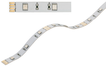 LED-bånd, Häfele Loox LED 2016 12 V 4-pol. (RGB), 30 LED/m, 7,1 W/m, IP20