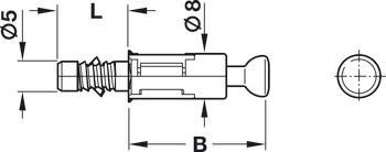 Ekspansionsbolt, C100, System Minifix®, til borehul-ø 5 mm