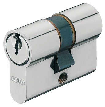 Kort dobbeltcylinder, messing, Abus